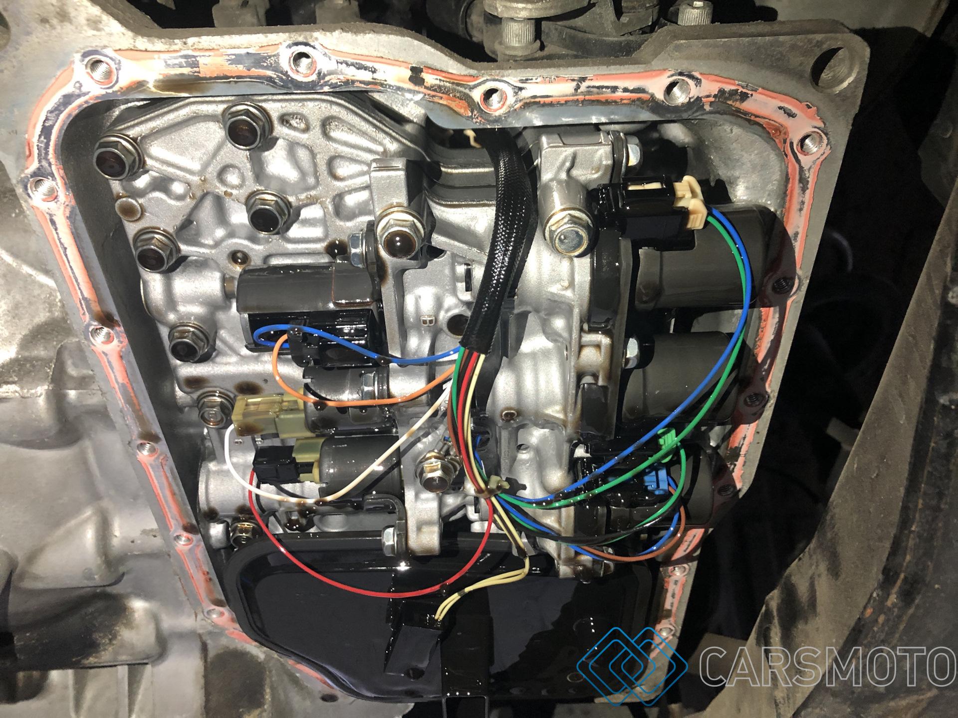 Полная аппаратная замена масла АКПП Mazda MPV LY 2.5