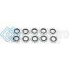 DEATSCHWERKS 6-02-0333 6AN RUBBER AND METAL CRUSH WASHER (PACK OF 10)