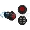 RIGID 40181 3 POSITION ROCKER SWITCH RED