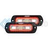 RIGID 53222 SR-L SERIES OFF-ROAD SPREADER POD 3 WIRE FLUSH MOUNT WITH RED HALO PAIR RIGID INDUSTRIES