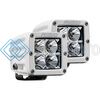 RIGID 602113 WHITE D-SERIES PRO FLOOD SURFACE MOUNT  PAIR