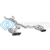 AKRAPOVIC MTP-ME/T/3H ВЫХЛОПНАЯ СИСТЕМА EVOLUTION LINE CAT-BACK TITANIUM С НАСАДКАМИ CARBON ДЛЯ MERCEDES C63 AMG COUPE (C205)
