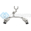 AKRAPOVIC S-AU/TI/3H ВЫХЛОПНАЯ СИСТЕМА EVOLUTION LINE (TITANIUM) С НАСАДКАМИ CARBON ДЛЯ AUDI RS6 (C7)