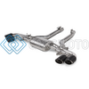 AKRAPOVIC S-BM/T/16H ВЫХЛОПНАЯ СИСТЕМА SLIP-ON (TITANIUM) С НАСАДКАМИ CARBON / TITANIUM ДЛЯ BMW X5M (F95) / X6M (F96)