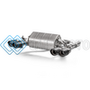 AKRAPOVIC S-BM/T/3H ВЫХЛОПНАЯ СИСТЕМА SLIP-ON (TITANIUM) С НАСАДКАМИ CARBON ДЛЯ BMW M2 COMPETITION / M2 CS (F87)