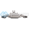 AKRAPOVIC S-ME/TI/1H/1 ВЫХЛОПНАЯ СИСТЕМА EVOLUTION LINE CAT-BACK (TITANIUM) С НАСАДКАМИ CARBON ДЛЯ MERCEDES-AMG GT ROADSTER