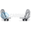 AKRAPOVIC S-PO997CA-TH ВЫХЛОПНАЯ СИСТЕМА SLIP-ON (TITANIUM) ДЛЯ PORSCHE 911 CARRERA CABRIOLET / S / 4 / 4S / GTS (997 DFI) (БЕЗ НАСАДОК)