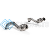 AKRAPOVIC L-PO/T/17 КОМПЛЕКТ LINK PIPE (TITANIUM) ДЛЯ PORSCHE 718 CAYMAN GT4 RS