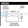 HAWK PERFORMANCE HB100E.625 WILWOOD/OUTLAW 16MM BLUE 9012 REAR BRAKE PADS