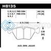 HAWK PERFORMANCE HB135E.760 1997 BMW E36 M3 BLUE 9012 RACE FRONT BRAKE PADS