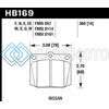 HAWK PERFORMANCE HB169F.560 HPS STREET BRAKE PADS