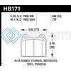 HAWK PERFORMANCE HB171F.590 HPS STREET BRAKE PADS