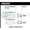 HAWK PERFORMANCE HB250S.653 98-02 CHEVROLET CAMARO SS/Z28 / 98-02 PONTIAC FIREBIRD HT-10 RACE REAR BRAKE PADS