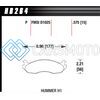HAWK PERFORMANCE HB264P.575 SUPER DUTY STREET BRAKE PADS