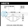 HAWK PERFORMANCE HB278F.583 HPS STREET BRAKE PADS