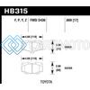 HAWK PERFORMANCE HB315F.669 HPS STREET BRAKE PADS