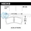 HAWK PERFORMANCE HB349U.980 AP RACING/ALCON ACURE/HONDA DTC-70 REAR RACE BRAKE PADS