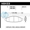 HAWK PERFORMANCE HB433F.654 HPS STREET BRAKE PADS