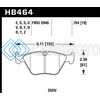 HAWK PERFORMANCE HB464F.764 01-06 BMW 330CI / 01-05 330I/330XI / 03-06 M3 HPS STREET FRONT BRAKE PADS