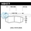 HAWK PERFORMANCE HB477F.610 HPS STREET BRAKE PADS