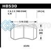 HAWK PERFORMANCE HB530F.570 07-08 ACURA TL 3.5L / 04-08 TL 3.2L TYPE S HPS STREET FRONT BRAKE PADS