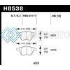 HAWK PERFORMANCE HB538F.760 09 AUDI A4 CABRIOLET / 05-07 A4 / 05-09 A4 QUATTRO / 06-09 A6 / 08 VW R32 HPS FRONT BRAKE PADS