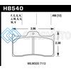 HAWK PERFORMANCE HB540F.490 HPS STREET BRAKE PADS