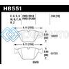 HAWK PERFORMANCE HB551Z.748 07-09 BMW 335D/335I/335XI / 08-09 328I/M3 PERFORMANCE CERAMIC STREET FRONT BRAKE PADS