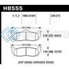 HAWK PERFORMANCE HB555F.678 06-10 JEEP COMMANDER / 05-10 GRAND CHEROKEE / 05-10 ARMADA / 04 PATHFINDER / 04-10 TITAL 5.6L /