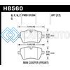 HAWK PERFORMANCE HB560G.677 06-15 MINI COOPER DTC-60 RACE FRONT BRAKE PADS