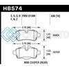 HAWK PERFORMANCE HB574B.636 07+ MINI COOPER HPS 5.0 REAR BRAKE PADS