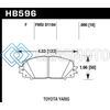 HAWK PERFORMANCE HB596B.690 07-16 TOYOTA YARIS HPS 5.0 FRONT BRAKE PADS