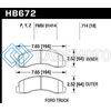 HAWK PERFORMANCE HB672P.714 10-14 FORD F-150 FRONT SUPER DUTY BRAKE PADS