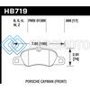 HAWK PERFORMANCE HB719U.668 2014 PORSCHE CAYMAN DTC-70 FRONT RACE BRAKE PADS