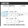 HAWK PERFORMANCE HB791Y.714 14-16 FORD F-150 LTS STREET FRONT BRAKE PADS