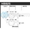 HAWK PERFORMANCE HB825B.649 13-15 BMW 335I/335I XDRIVE / 14-16 BMW 435I/435I XDRIVE HPS 5.0 REAR BRAKE PADS