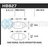 HAWK PERFORMANCE HB827B.653 13-16 FORD TAURUS SHO HPS 5.0 REAR BRAKE PADS