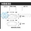 HAWK PERFORMANCE HB830Z.667 13-16 MERCEDES-BENZ SL63 AMG/SL65 AMG PERFROMANCE CERAMIC STREET REAR BRAKE PADS