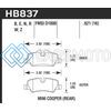 HAWK PERFORMANCE HB837B.621 14-17 MINI COOPER HPS 5.0 REAR BRAKE PADS