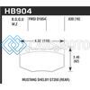 HAWK PERFORMANCE HB904B.630 15-17 FORD MUSTANG HPS 5.0 REAR BRAKE PADS