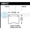 HAWK PERFORMANCE HB117E.380 AP RACING CP3696 BLUE 9012 RACE BRAKE PADS