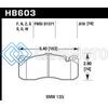 HAWK PERFORMANCE HB603B.616 08-13 BMW 1-SERIES HPS 5.0 FRONT BRAKE PADS