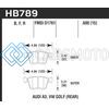 HAWK PERFORMANCE HB789Z.600 15-20 AUDI A3/S3 PERFORMANCE CERAMIC STREET REAR BRAKE PADS