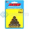 ARP 301-8350 M10X1.25 SML CLR/LOW HEAD 12PT NUT KIT 8740 CHROME MOLY BLACK - 10 PK