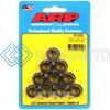 ARP 300-8338 M12 X 1.25 12PT NUT KIT SMALL COLLAR (PACK OF 10)