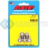 ARP 760-1016 M6 X 1.00 X 12 HEX STAINLESS STEEL BOLTS (SET OF 5)
