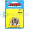 ARP 625-0750 3/8 IN.-16 RH THREAD, .750 IN HEX HEAD SS BOLTS - SET OF 5