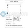 CSF 3780 16-20 HONDA CIVIC 2.0L OEM PLASTIC RADIATOR