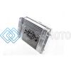 CSF 8026 DUAL FLUID BAR & PLATE HD OIL COOLER W/9IN SPAL FAN (1/3 & 2/3 PARTITION) - 13.8IN L X 10IN H