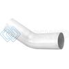 AEM 2-007-45 4.00 DIAM ALUM 45 DEGREE BEND TUBE